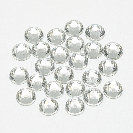 Flat Back Glass Rhinestone Cabochons RGLA-T090-SS6-01-1
