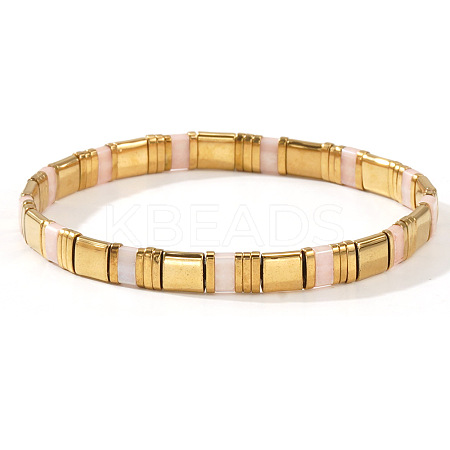 Glass Seed Beads Stretch Bracelets for Women MR9301-11-1