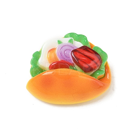 Cute Opaque Resin Cabochons RESI-L046-D04-1