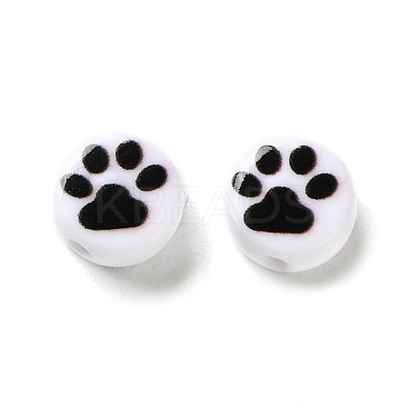 Opaque Acrylic Beads OACR-Z027-04A-01-1