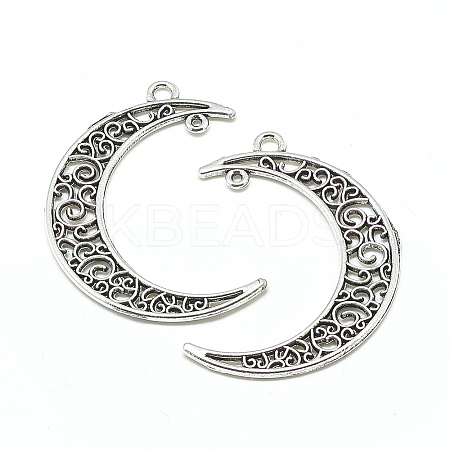 Tibetan Style Alloy  2-Loop Link Pendants LS-TIBE-S299-062AS-NR-1