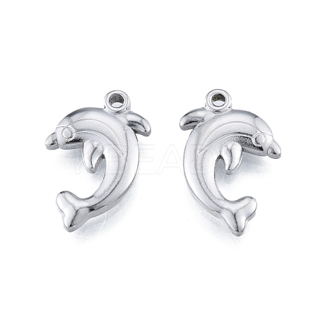 Non-Tarnish 304 Stainless Steel Pendant STAS-B027-09P-1