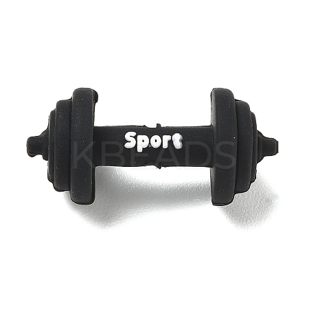 Gym Equipment Theme Silicone Focal Beads SL-CBAE849-03A-1