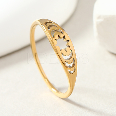 Fashionable 304 Stainless Steel Finger Rings FS-WG43180-07-1
