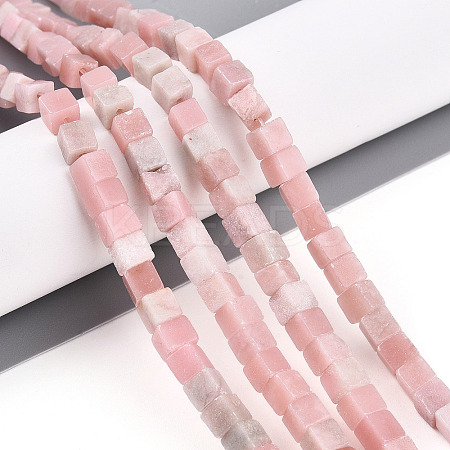Natural Pink Opal Beads Strands G-T140-44B-02-1