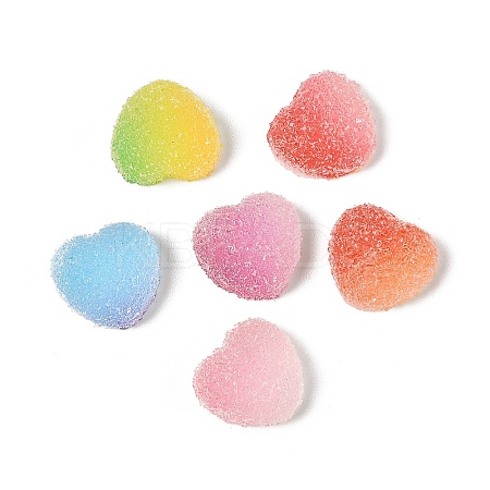 Imitation Candy Food Style Resin Cabochons RESI-R461-01M-1