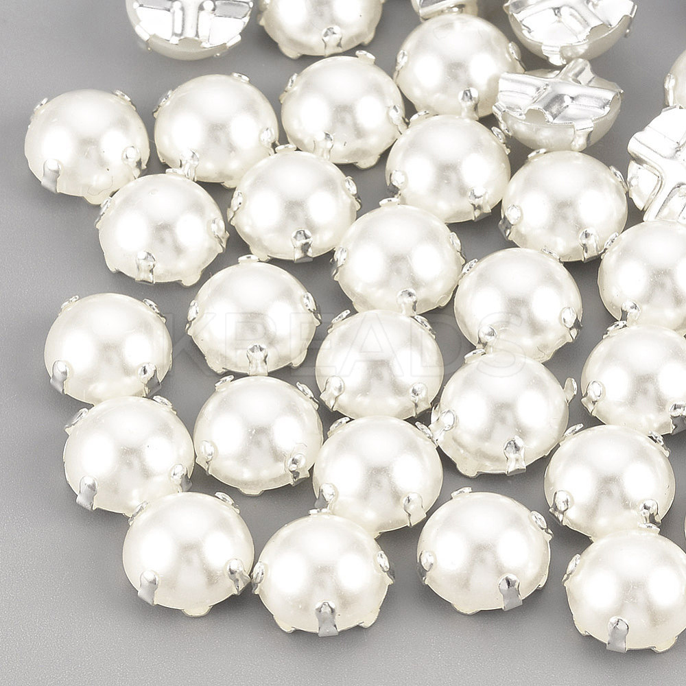 Wholesale ABS Plastic Imitation Pearl Shank Buttons - KBeads.com