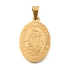304 Stainless Steel Pendants STAS-K394-04G-10-1