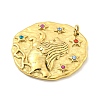 Real 18K Gold Plated PVD Vacuum Plating 304 Stainless Steel Pendants STAS-L278-003G-05-2