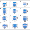 Plastic Bead Containers CON-BC0004-22A-43x31-7