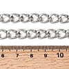Tarnish Resistant 304 Stainless Steel Twisted Chain Curb Chain Necklaces NJEW-V0323-07-3