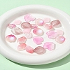 120Pcs 6 Styles Autumn Theme Two-Tone Transparent Glass Charms GLAA-FS0002-23-9