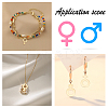 40Pcs 2 Style 304 Stainless Steel Charms STAS-UN0029-04-6