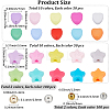 1400Pcs Acrylic & CCB Plastic & ABS Plastic DIY Jewelry Findings Kits DIY-PA0001-45-2