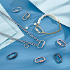   8Pcs 4 Colors Alloy Screw Carabiner Lock Charms FIND-PH0017-04-4