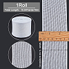 Polyester Imitation Burlap  Ribbon SRIB-WH0017-03B-2