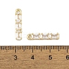 Brass Micro Pave Clear Cubic Zirconia Pendants LS-KK-L212-12G-3