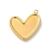 304 Stainless Steel Pendant Cabochon Settings For Enamel X-STAS-D013-01C-G-1
