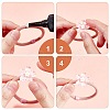60Pcs 3 Styles Transparent Resin Cabochons CRES-SC0002-49-4