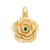 Brass Micro Pave Cubic Zirconia Pendants KK-A266-46G-2
