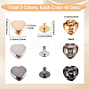 120Bags 3 Colors Iron Semi-Tublar Rivet Studs FIND-GF0008-27B-2