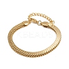 304 Stainless Steel Link Chain Bracelets for Women BJEW-Z143-16G-4