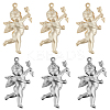 28Pcs 2 Colors Valentine's Day 304 Stainless Steel Pendants STAS-BBC0002-77-1