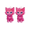 Kitten Theme Printed Acrylic Pendants OACR-S141-01E-1
