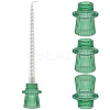 Glass Candle Holders AJEW-WH20020-185B-1