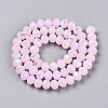 Electroplate Glass Beads Strands EGLA-A044-J8mm-L02-4