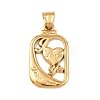 304 Stainless Steel Pendants Ion Plating(IP) LS-STAS-K316-05G-1