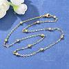 Brass Satellite Chains Necklace for Women NJEW-P265-06G-4