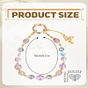 1Pc Glass & Acrylic Beaded Mobile Phone Straps AJEW-LP0004-37-2