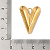 Ion Plating(IP) 304 Stainless Steel Pendants STAS-Z086-08G-3
