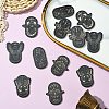12Pcs 6 Styles Opaque Dark Theme Acrylic Pendants OACR-CJ0002-09-5