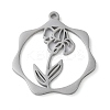 Non-Tarnish 304 Stainless Steel Pendants STAS-P338-01D-P-1