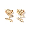 Brass Micro Pave Cubic Zirconia Pendants KK-I702-16G-2