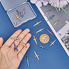 18Pcs 3 Colors 304 Stainless Steel Pendants STAS-UN0042-22-4