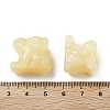 Natural Yellow Jade Carved Figurines DJEW-L023-E05-3