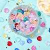 120Pcs 15 Colors Electroplate Transparent Glass Beads GLAA-CJ0001-77-5