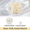 10M Acrylic Imitation Pearl Beaded Trim Garland Strand AJEW-YW0001-46-1