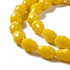 Faceted Glass Beads Strands GLAA-E037-02C-3