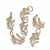 Brass Charms KK-L179-08U-G-1