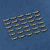 100Pcs Tibetan Style Alloy Fairy Wing Beads TIBEB-FS0001-14-9