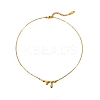 304 Stainless Steel Melting Drop Pendant Necklaces for Women PW-WG47804-01-1