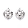 304 Stainless Steel Pendants STAS-N109-207P-1