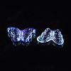 Electroplate Transparent Glass Beads EGLA-L027-E-C01-2