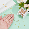 DIY Brass ABS Imitation Pearl Bead Handmade Chains Necklaces Making Kits DIY-HS0001-65B-3