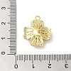 Rack Plating Brass Cubic Zirconia Pendants KK-M267-14G-3