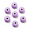 Opaque Printed Acrylic Beads OACR-G038-04H-1